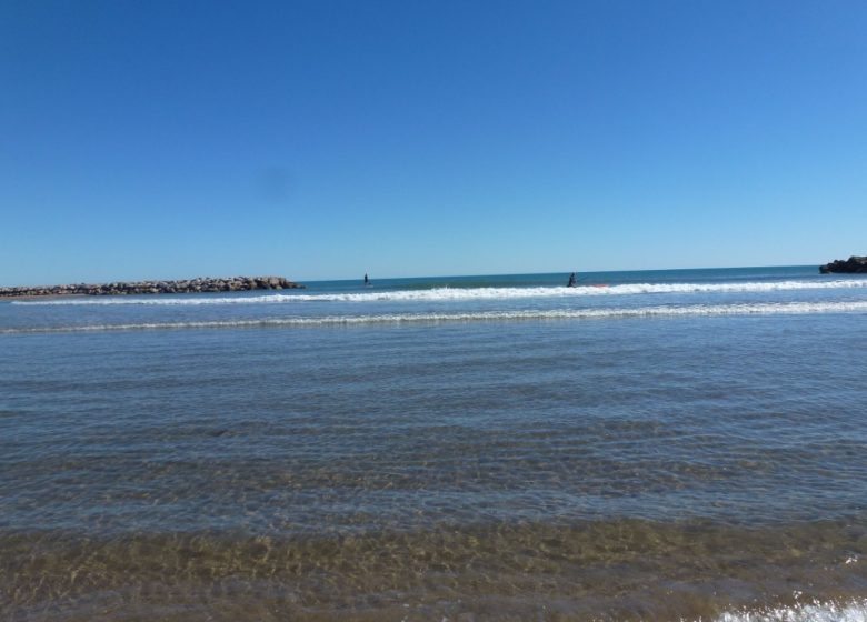 EN 1ERE LIGNE  ET ACCÈS DIRECT A LA PLAGE AU « FLOTS BLEUS » A VALRAS-PLAGE